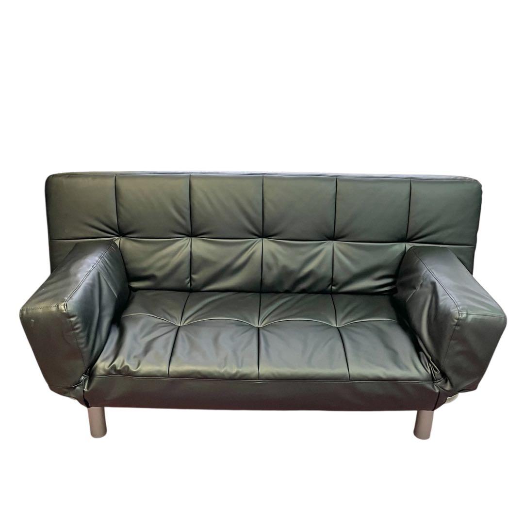 【引取専用】ニトリ ソファベッド Nシールド BK