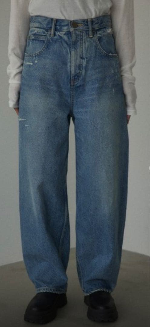 はれるや様用　ブラックバイマウジー　プナビンテージロングデニム