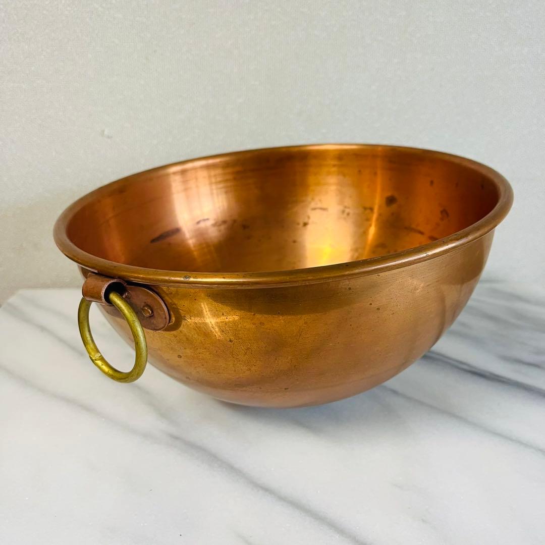 C2 貴重✨Mauvielムヴィエール 銅 ボール 製菓道具 調理道具