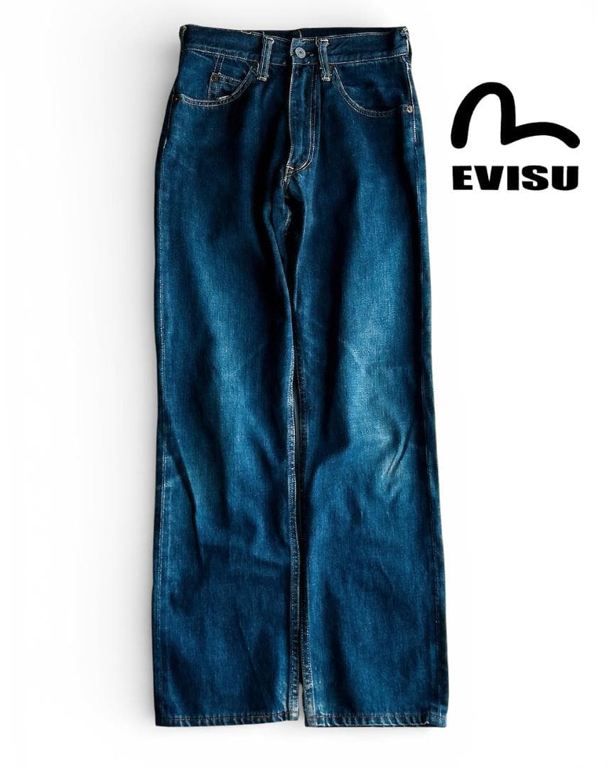 EVISU エヴィス 2518R 白カモメ デニムパンツ レディース 28✕33