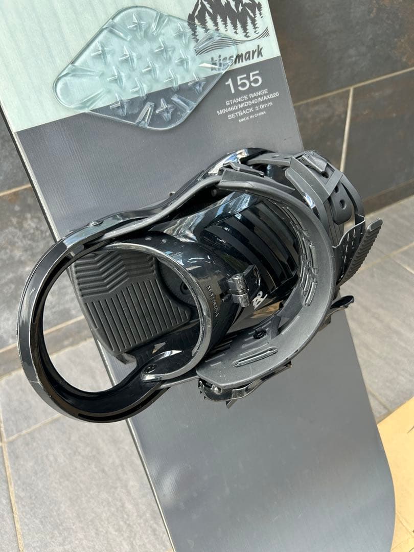 急いでリンリンリン！　155cm スノーボード ビンディング付き