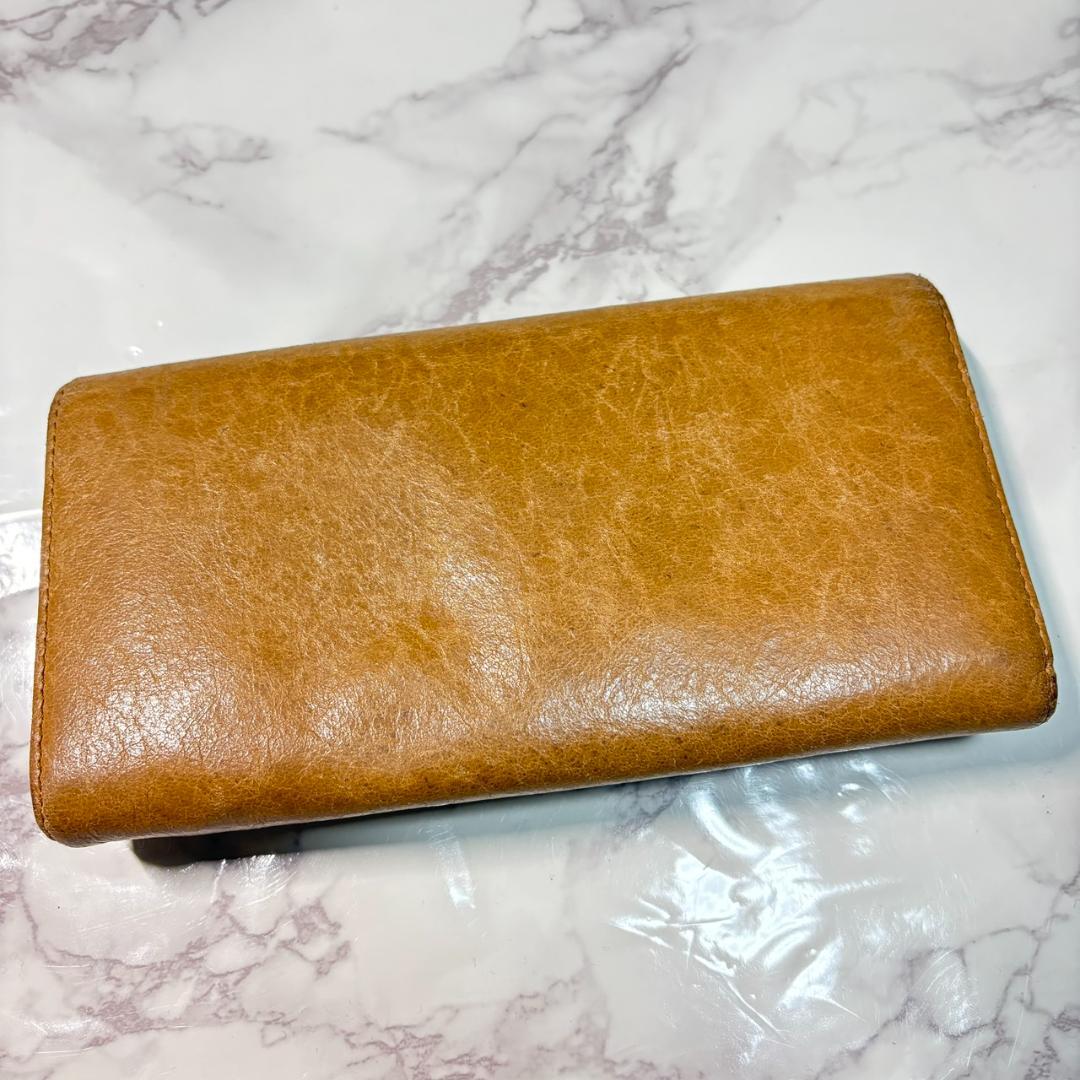 【早い者勝ち】 バレンシアガ 長財布 ブラウン ケース #B637