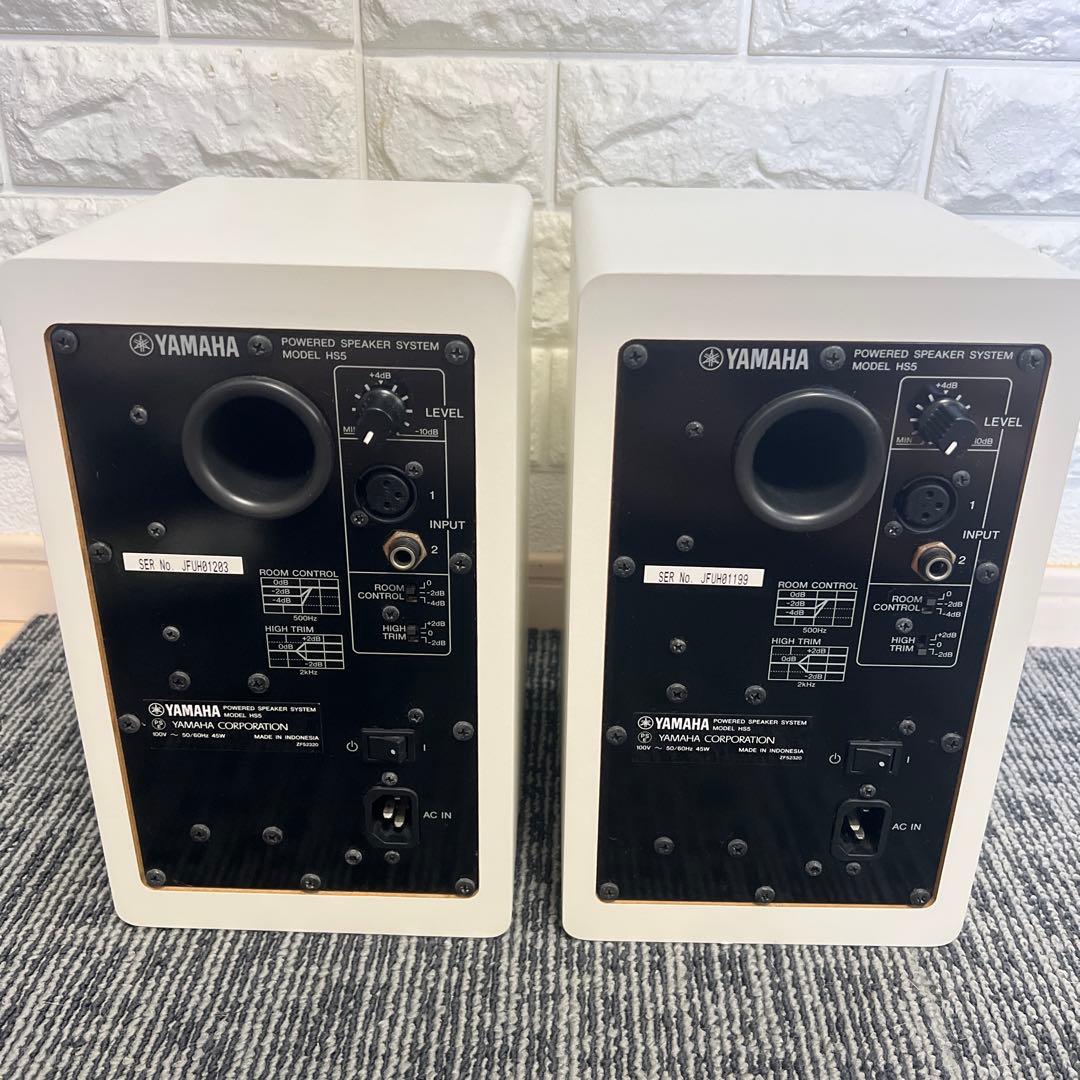 Yamaha HS5 ホワイト　スピーカー