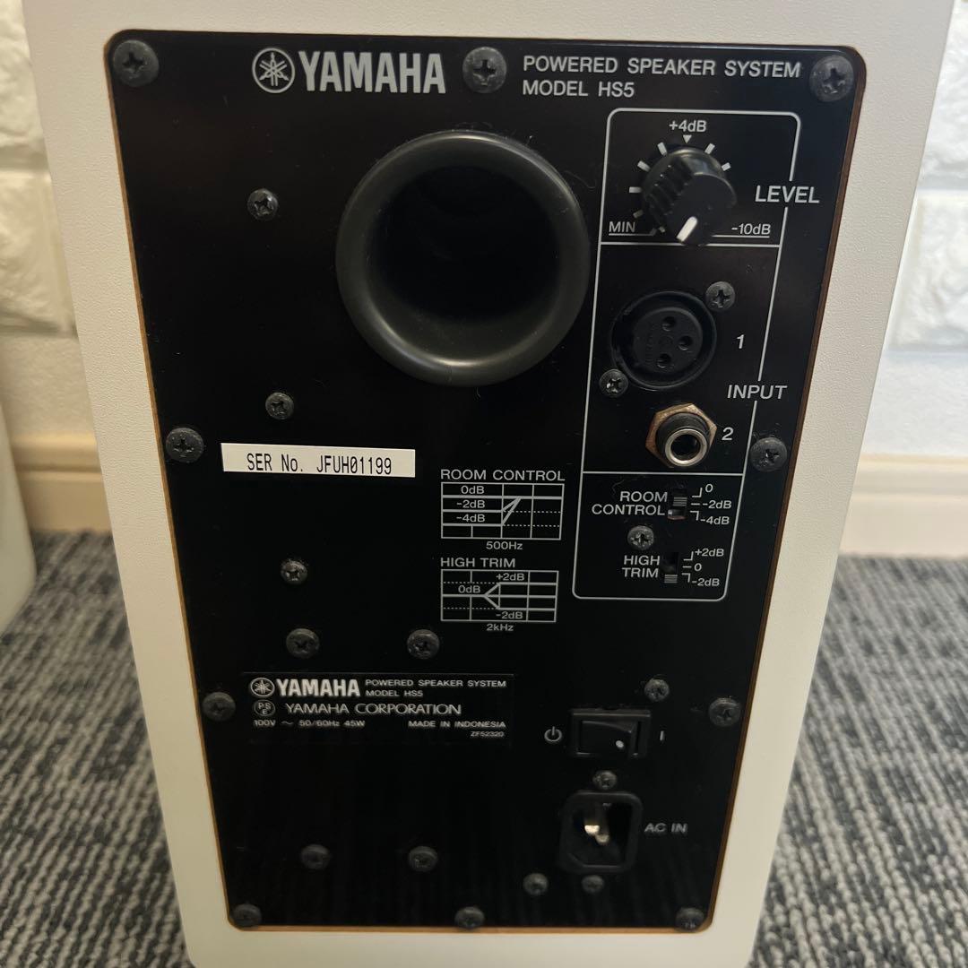 Yamaha HS5 ホワイト　スピーカー