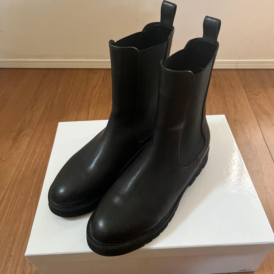 スローブイエナ　SLOBE IENA サイドゴアブーツ　 ブラック　25㎝