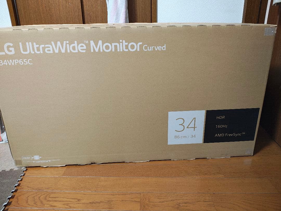 j*a様 LG UltraWide Monitor 34WP65C 曲面34イン