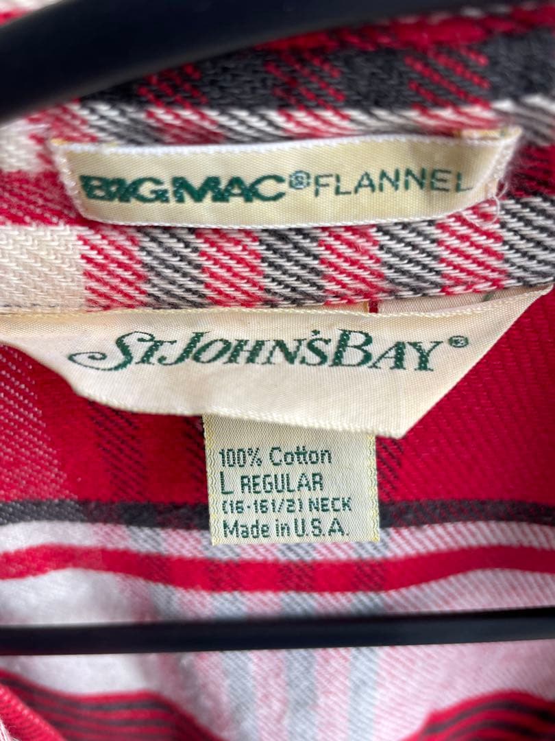 70s BIG MAC フランネルシャツ チェックJCPenney ヴィンテージ