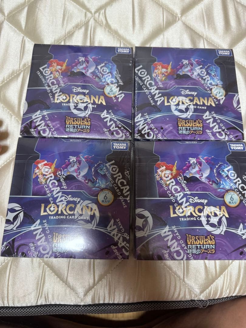 Disney Lorcana: Ursula's Return 4ボックス