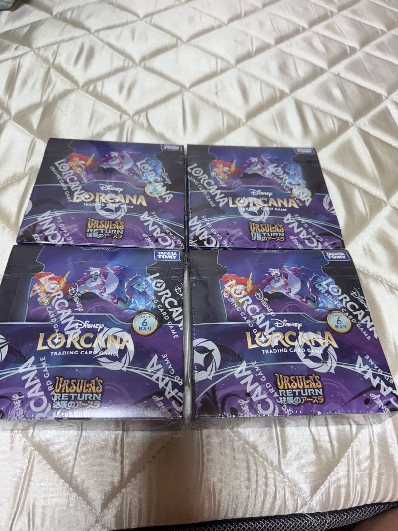 Disney Lorcana: Ursula's Return 4ボックス