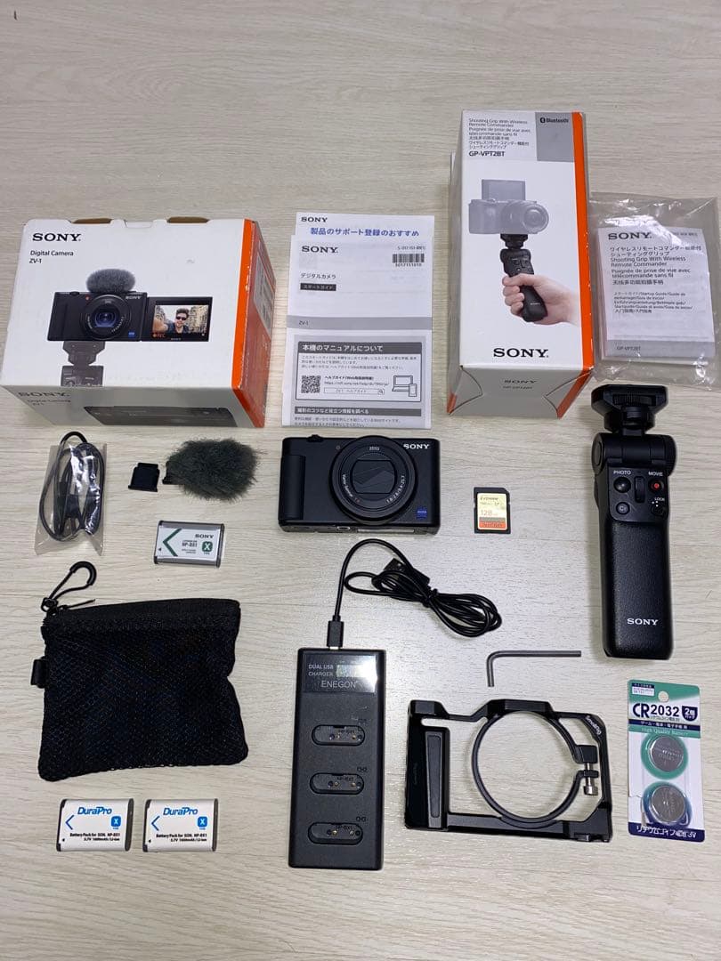 SONY VLOGCAM ZV-1 ブラック シューティンググリップ おまけ多数