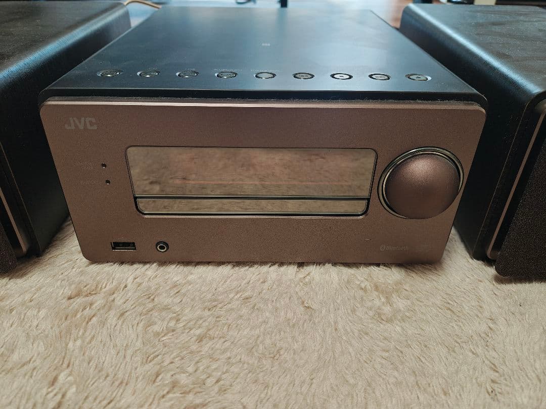 JVC コンポ スピーカー2台付き