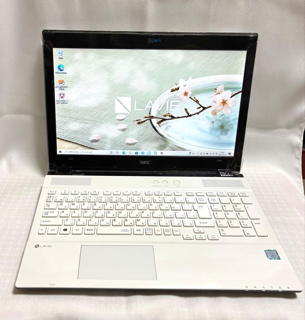 【美品】NEC LAVIE Direct NS ノートPC 7世代CPUi5