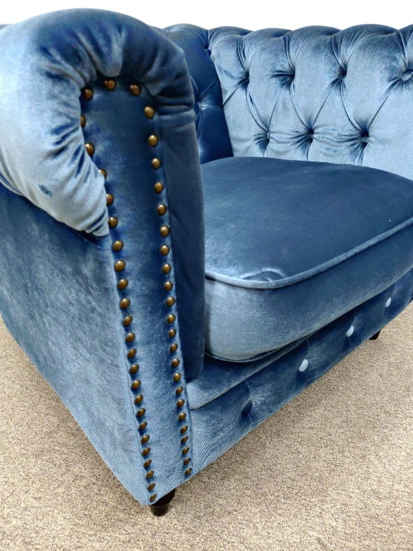 VINCENT ヴィンセント チェスターフィールド 1人掛けソファー