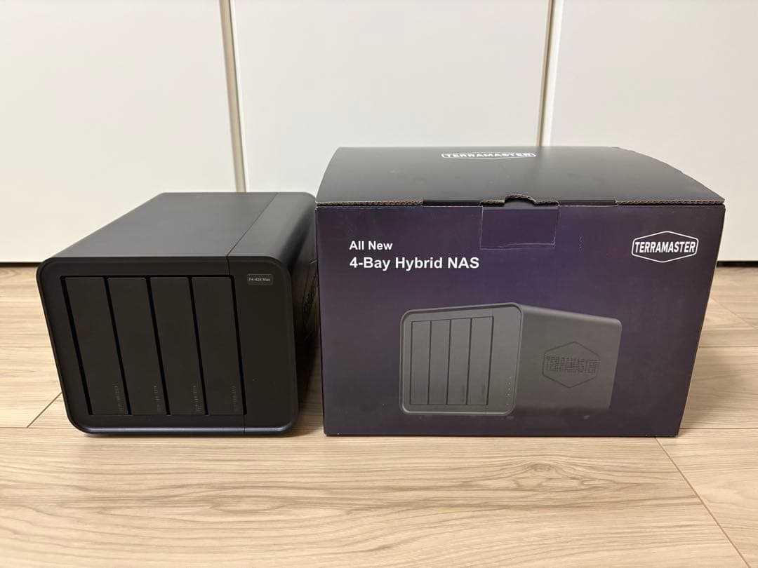外付けハードディスク・ドライブ TERRAMASTER F4-424 Max NAS
