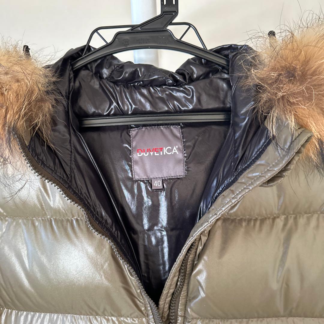 DUVETICA ダウンコート　サイズ40 オリーブグリーン