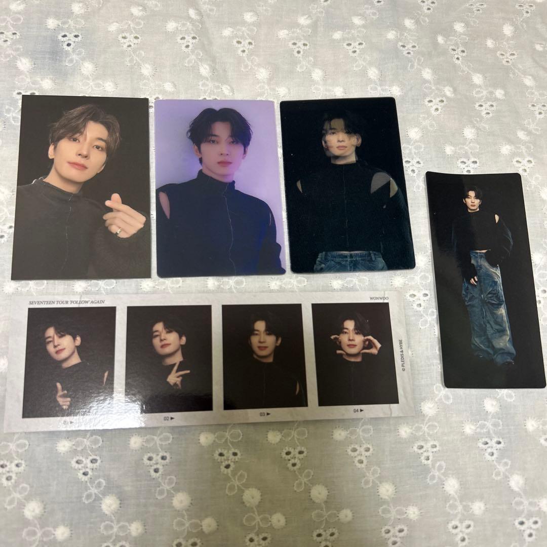 SEVENTEEN ウォヌ　FOLLOW AGAIN デニムジャケット　トレカ