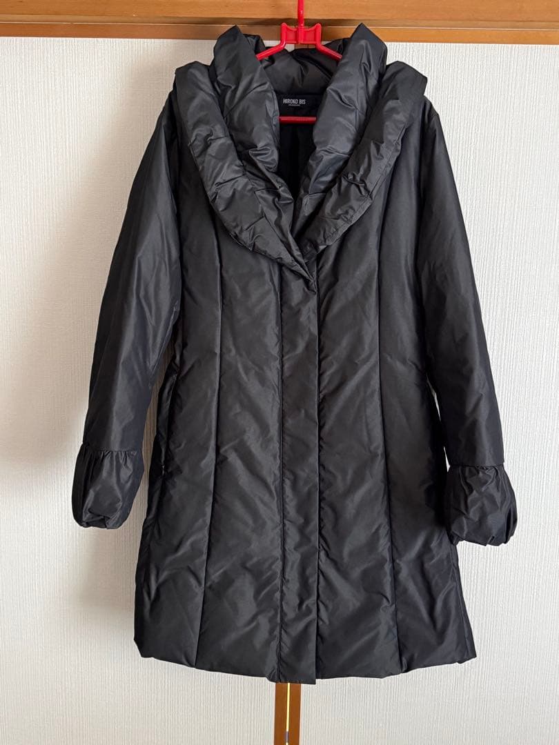 capricious HIROKO BIS ブラックダウンジャケット