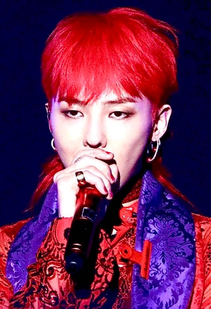 海外ツアー限定PEACEMINUSONE クリップ 赤 ジヨン gdragon