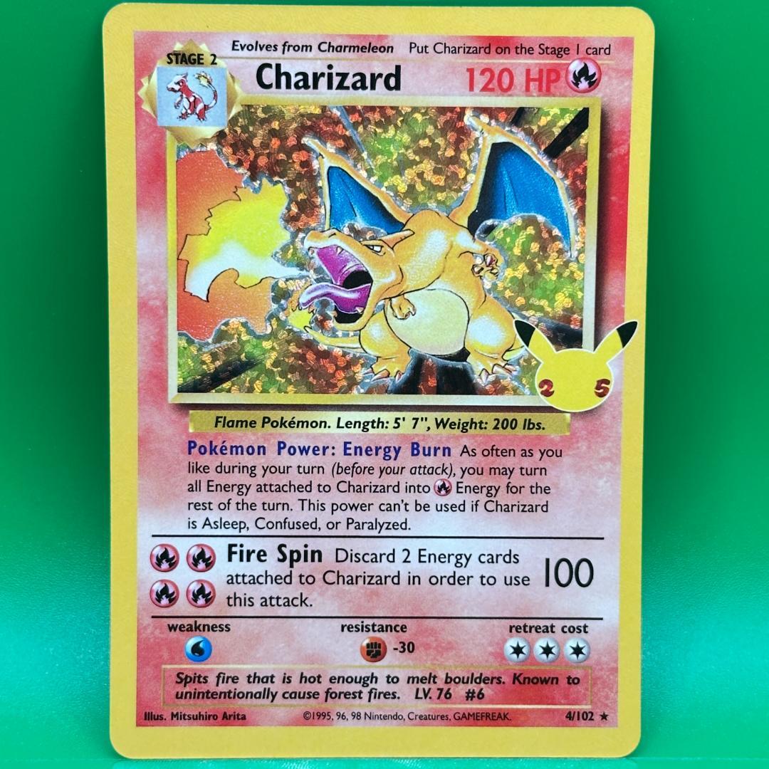 ポケモンカード 海外 リザードン 25th 25周年 プロモ 英語