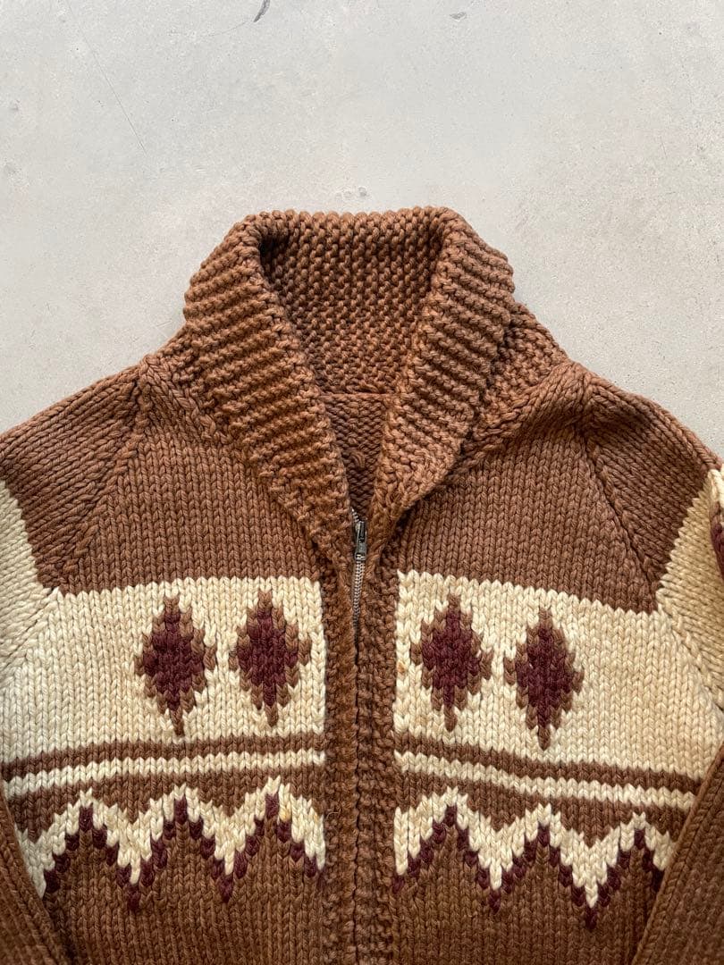 70S UNKNOWN cowichan sweater カウチン