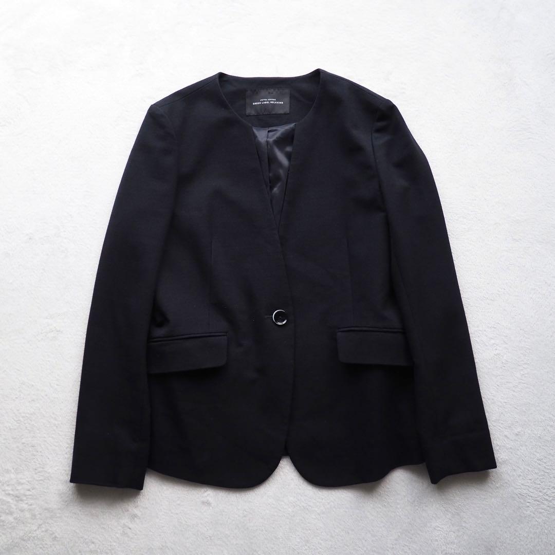 green label relaxing セットアップ パンツスーツ 濃紺 38