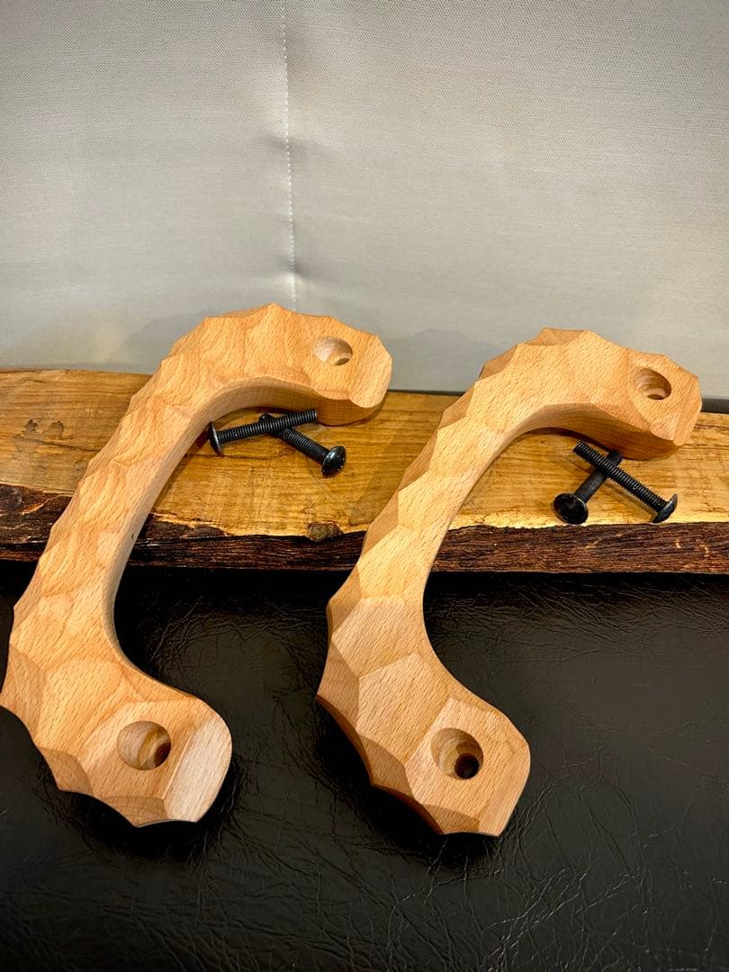 アシストグリップ　50本目！！名栗加工　超絶極上激渋品　ハイエース専用