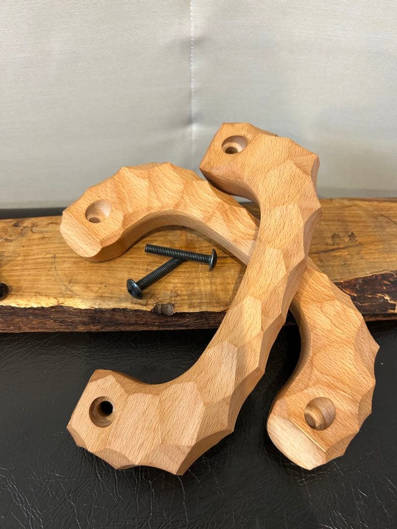 アシストグリップ　50本目！！名栗加工　超絶極上激渋品　ハイエース専用