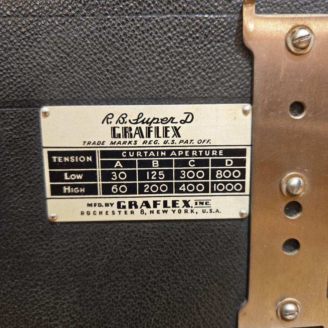 希少・動作未確認 GRAFLEX R.B. Super D 4×5 大判カメラ