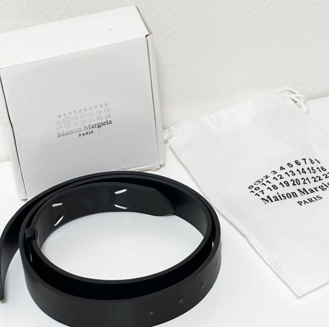 MaisonMargiela メゾンマルジェラ ステッチベルト ブラック 黒色