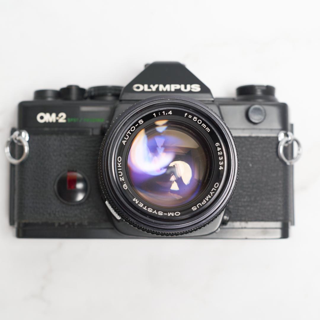 【液晶難あり】オリンパス　OM-2 Spot Program　50mm1.4