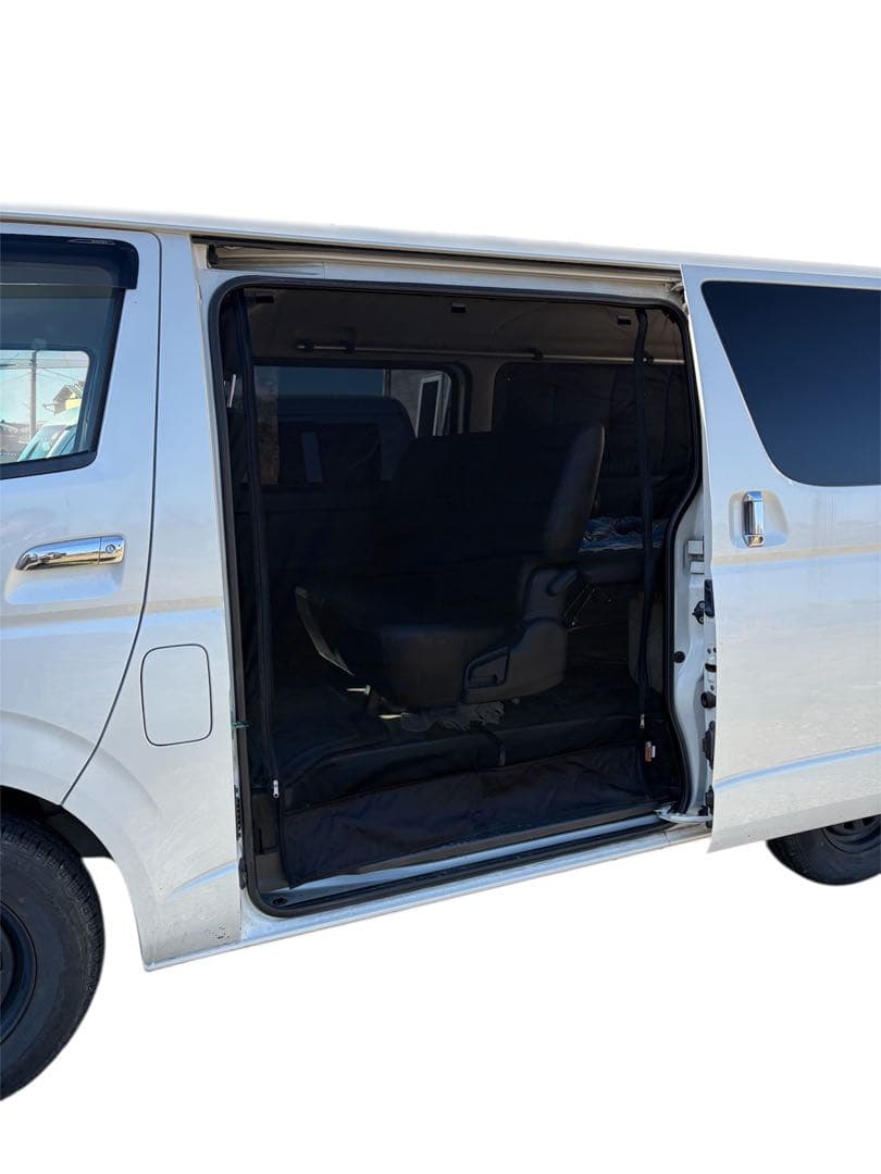 UIvehicle ユーアイビーグル ハイエース 防虫ネット 左右＋リア セット