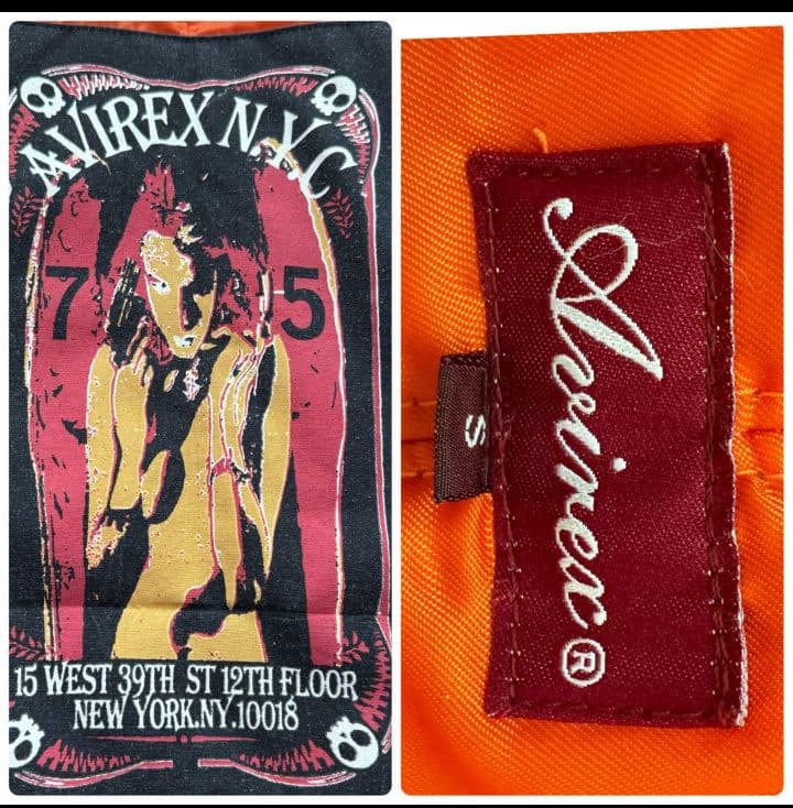 AVIREX フライトジャケット　N-2B ラクーンファー　Sサイズ 美品！