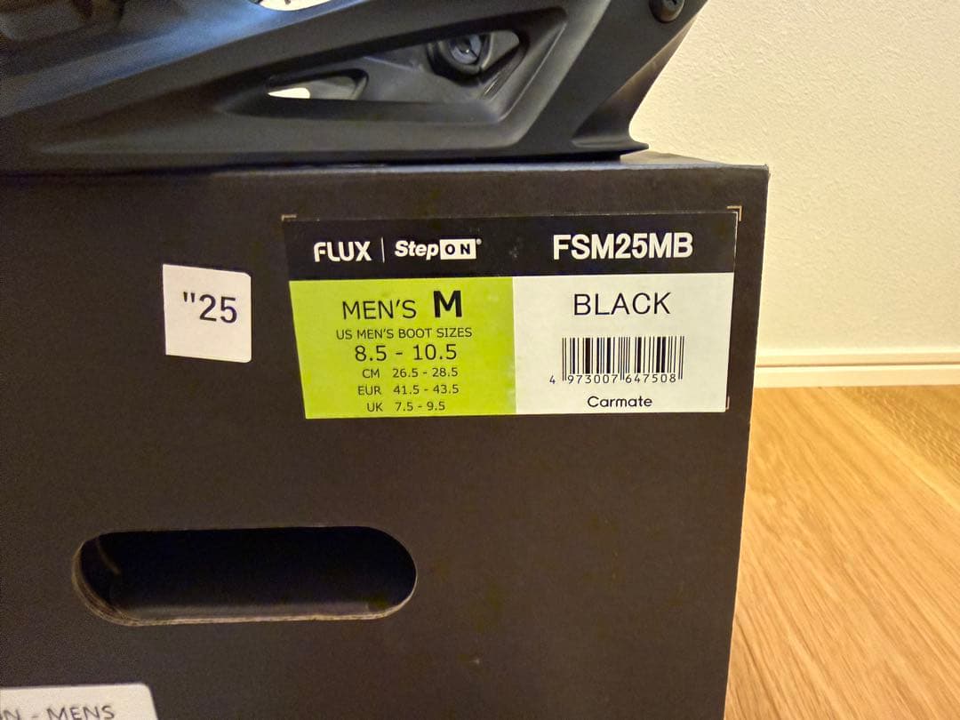 FLUX Step on ビンディング メンズ M ブラック