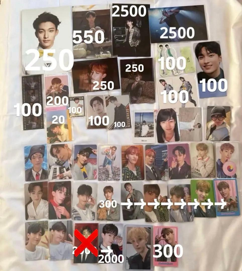 SEVENTEEN DK ドギョム　トレカ　まとめ売り　特典　ポストカード