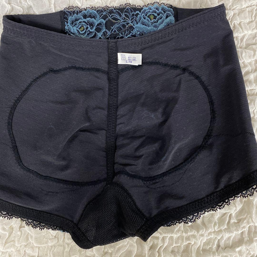 マルコ 補正下着 リュミエス イデラ ノワール ショートガードル L-70
