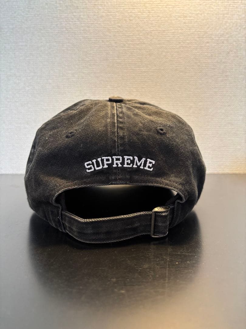 Supreme Pigment Print S Logo 6-Panel 黒
