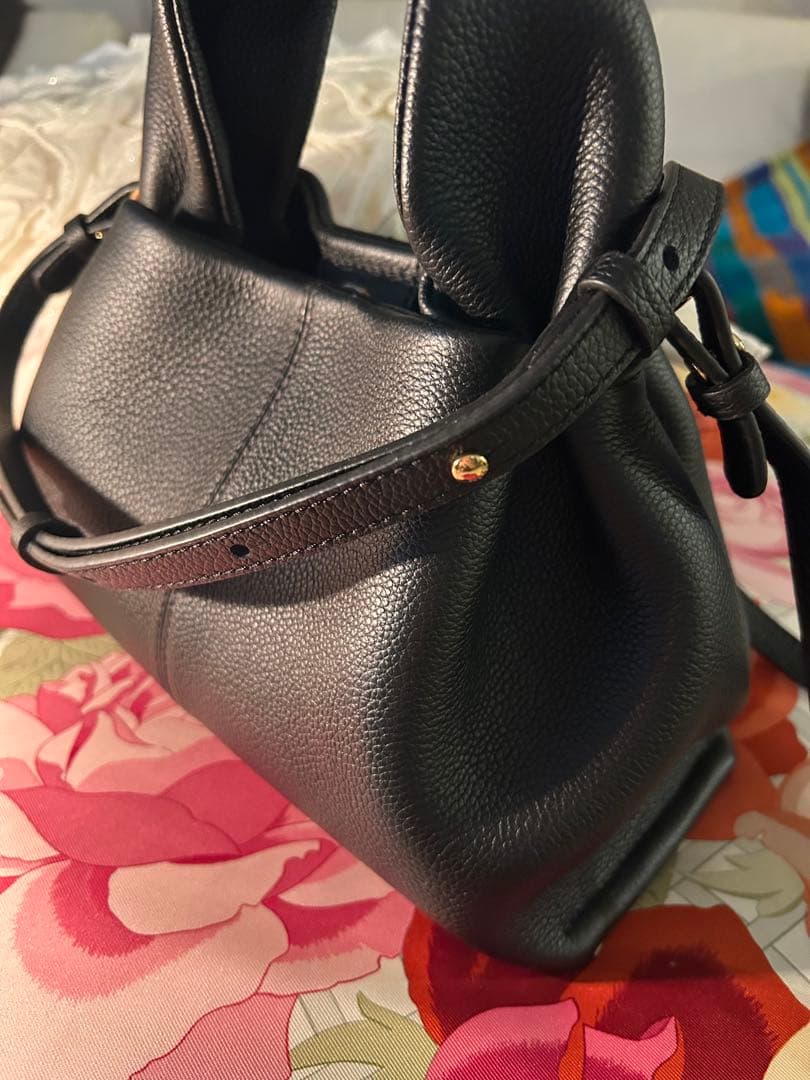 ポレーヌ　バッグ　黒　ミニ