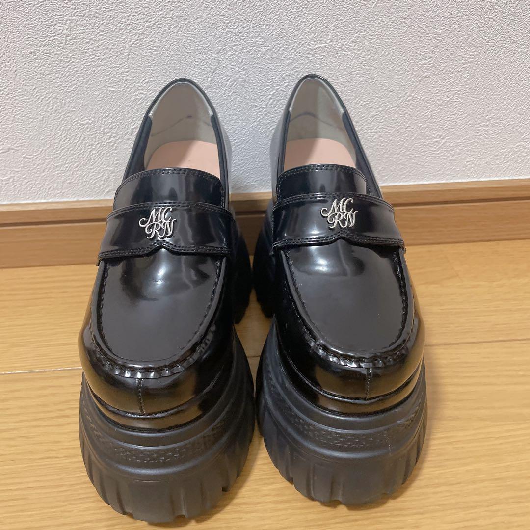 【タイムセール】ミシェルマカロン 厚底ローファー Mサイズ