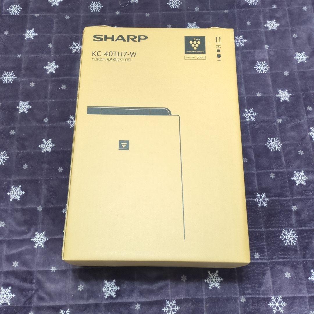 最安値【早い者勝ち】SHARP KC-40TH7-W 空気清浄機