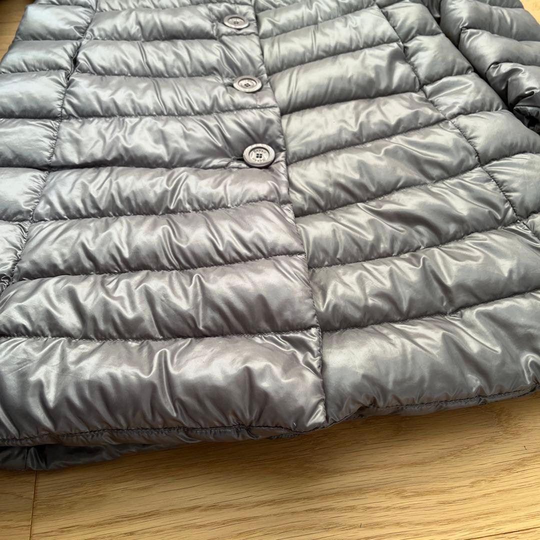 Herno ヘルノ　グレー ロングダウンコート