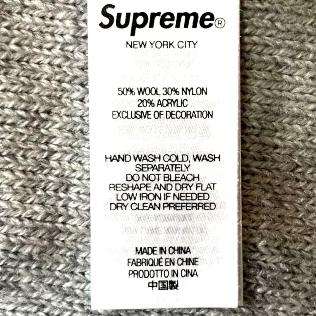 【極美品】Supreme シュプリーム ニット セーター 24AW グレー XL