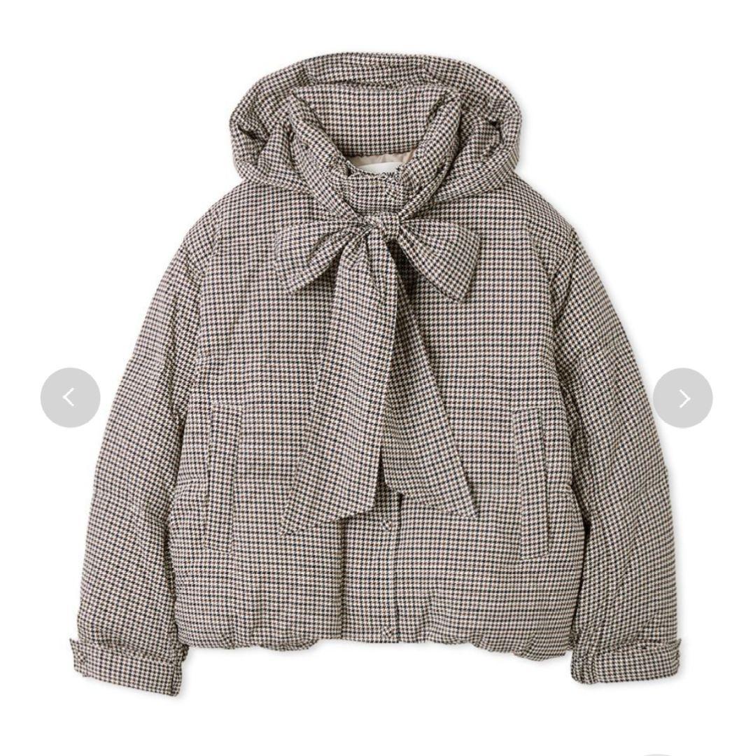 LILY BROWN recycleリボンダウン　CHECK