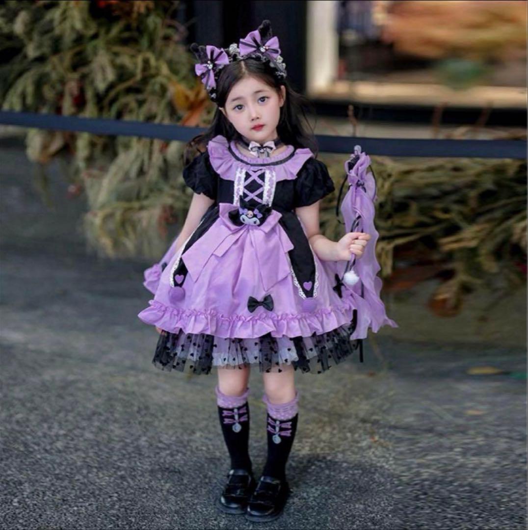 新品最後の一点✨ハロウィン ロリータプリンセスドレス女の子ドレス クロミ風✨