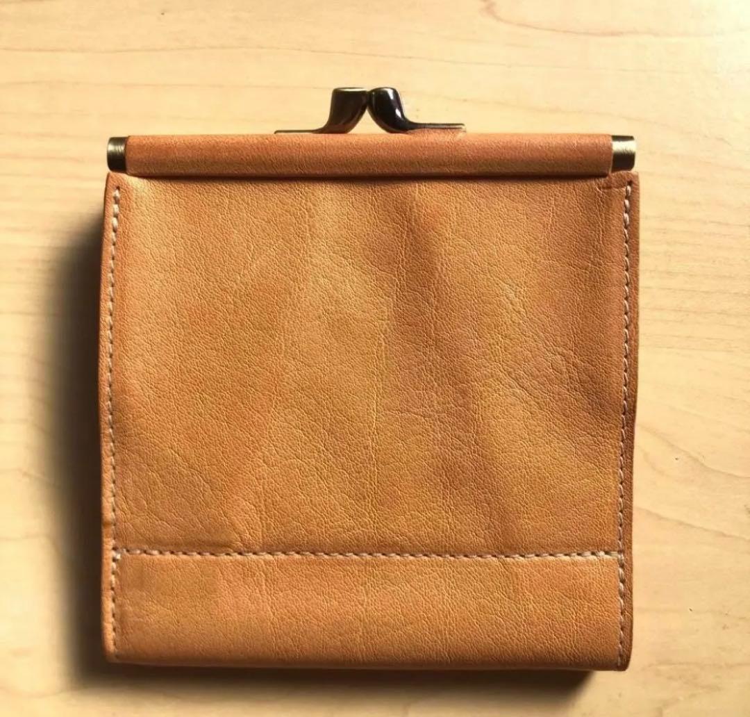 【定価40,150円】IL BISONTE イルビゾンテ 財布 レザー がま口