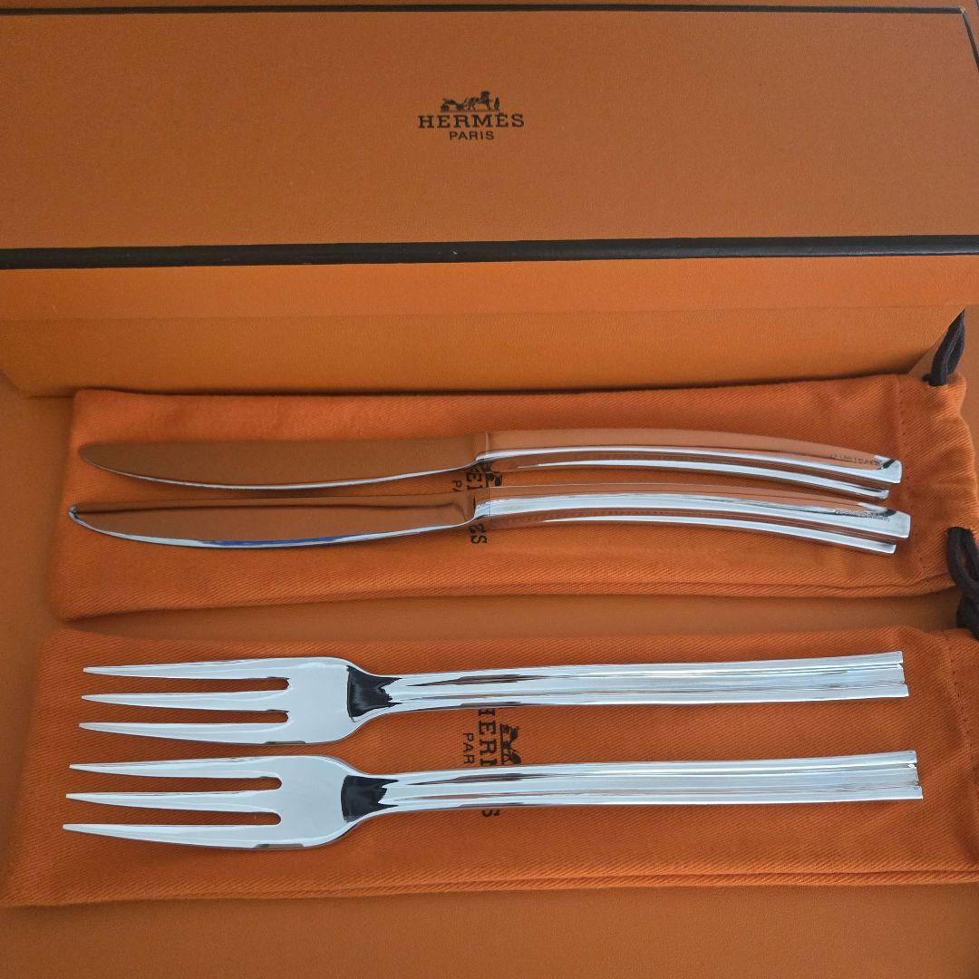 HERMES カトラリー フォーク ナイフセット