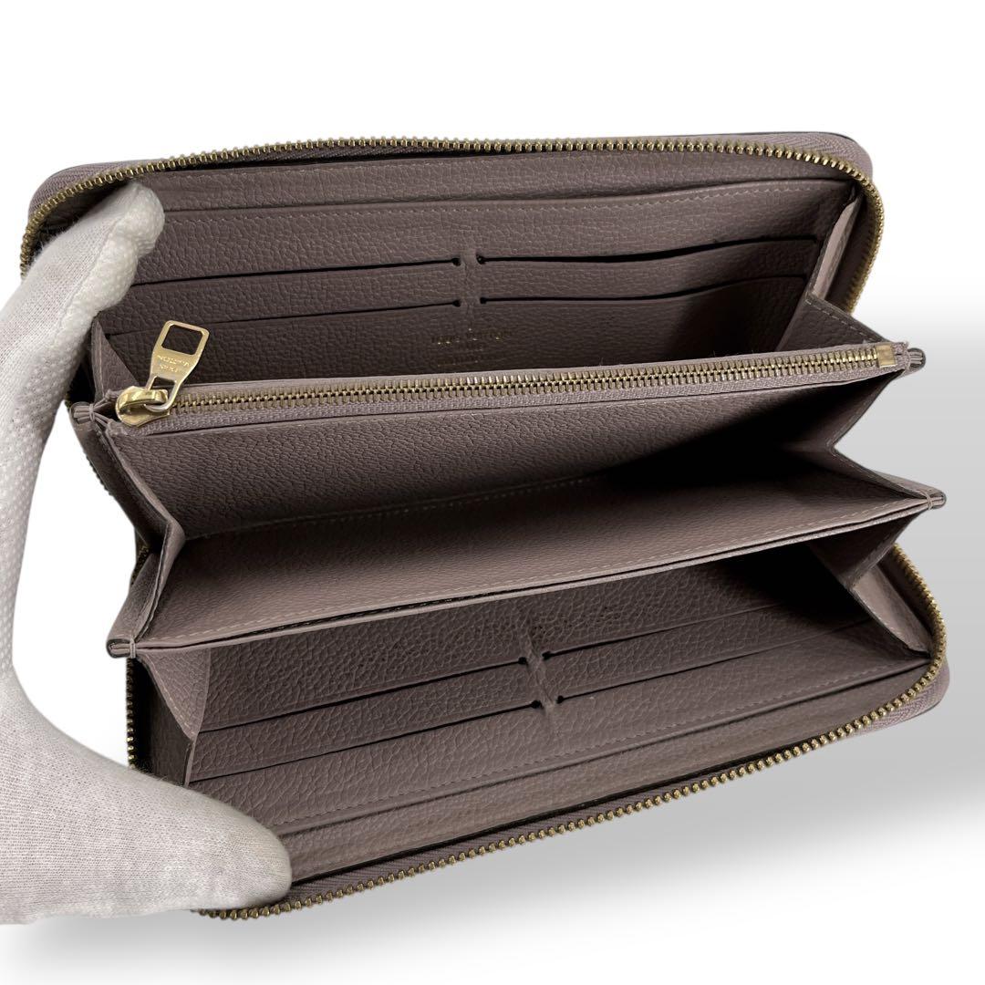 ルイヴィトン　長財布　ジッピーウォレット　モノグラム　アンプラント　黒