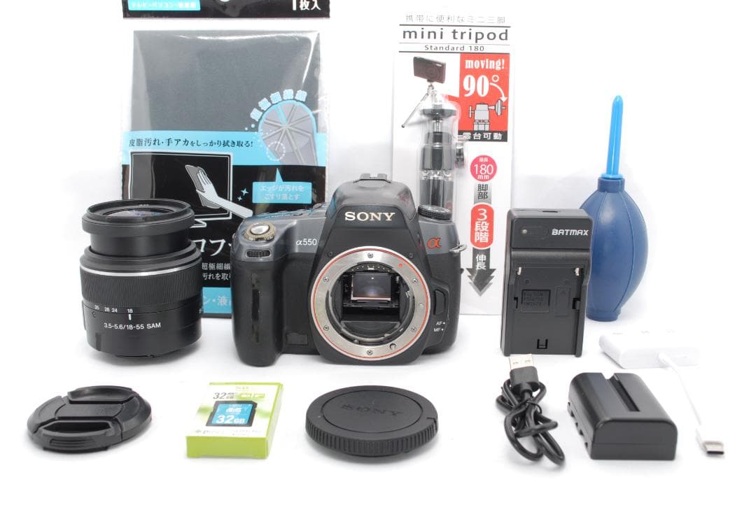 ✨操作簡単✨SONY α550✨スナップに最適✨チルト式液晶✨初心者向け✨一眼✨