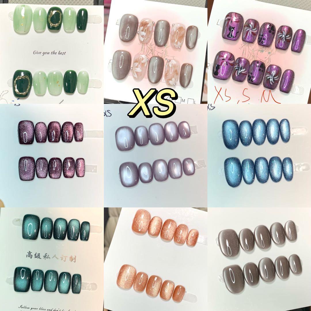 まろんくりーむ様リクエスト　ネイルチップ20点