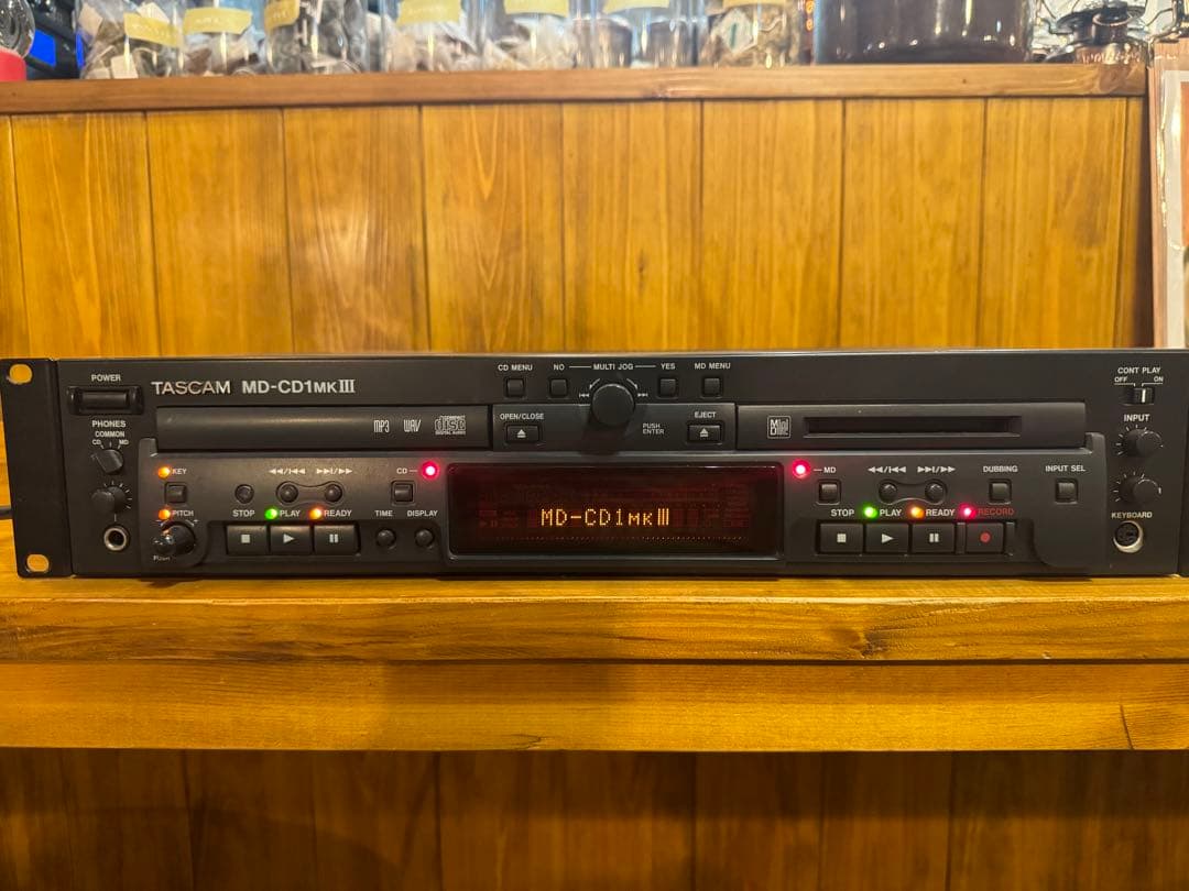【ジャンク】TASCAM MD-CD1mkIII CD/MDデッキ