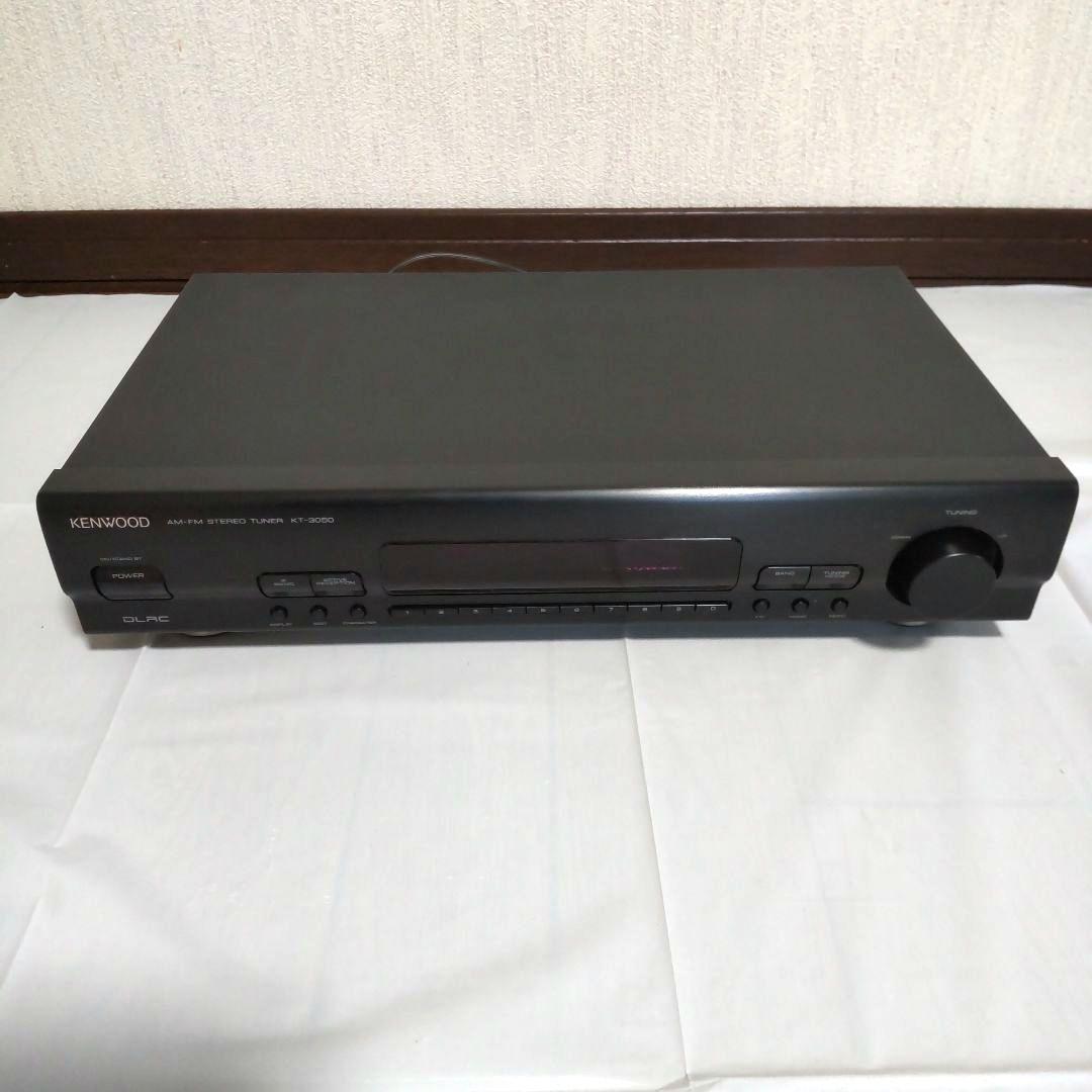 美品 正常動作 KENWOOD FM/AMチューナー KT-3050 リモコン等